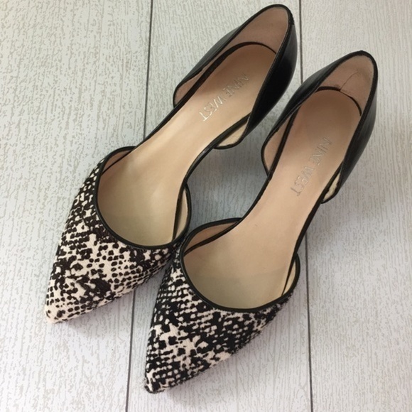 Nine West Shoes - Nine West Selena Pony Hair Animal Print Shoes
